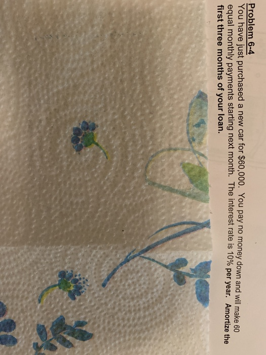  can you also explain how to get the first payement ?