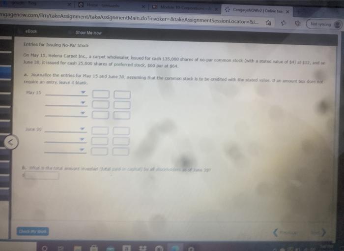  * Congdow. Ootex engagenow.com/ilm/takeAssignment/takeAssignmentMain.do?invoker-Btake AssignmentSessionLocator=&i. ebook Show Me How Entries for