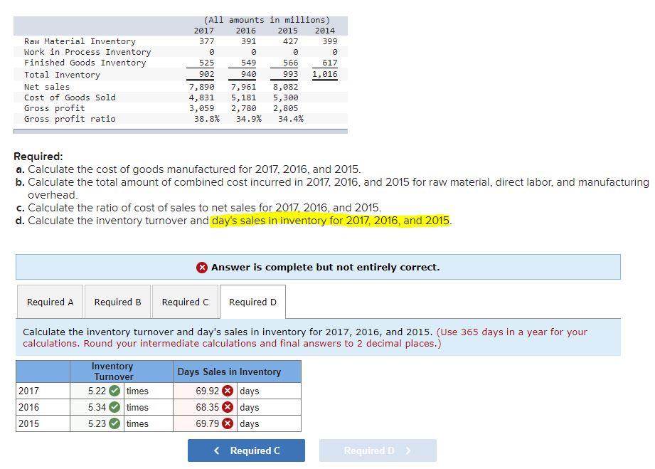 I'm not sure what I'm doing wrong with the Days Sales in