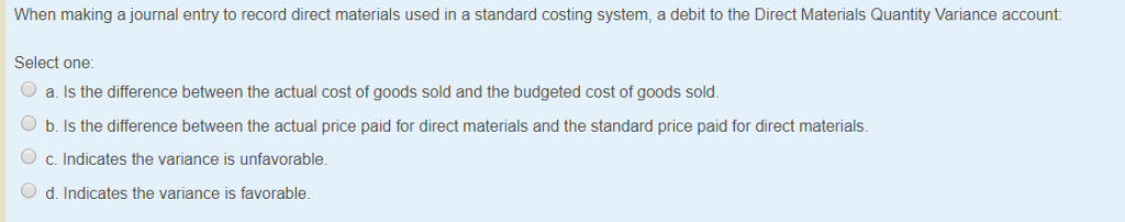 When making a journal entry to record direct materials used in