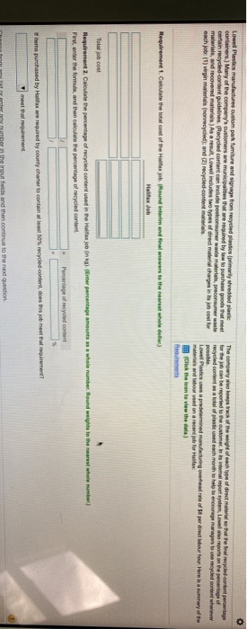 required by ww to purchase goods that meet certain recycled content guidelines