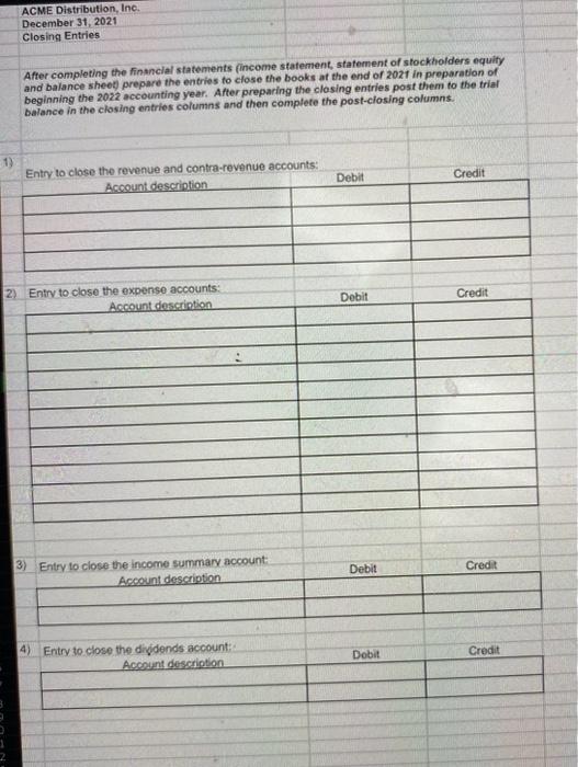the journal antru to record the issuance of stock below. On December