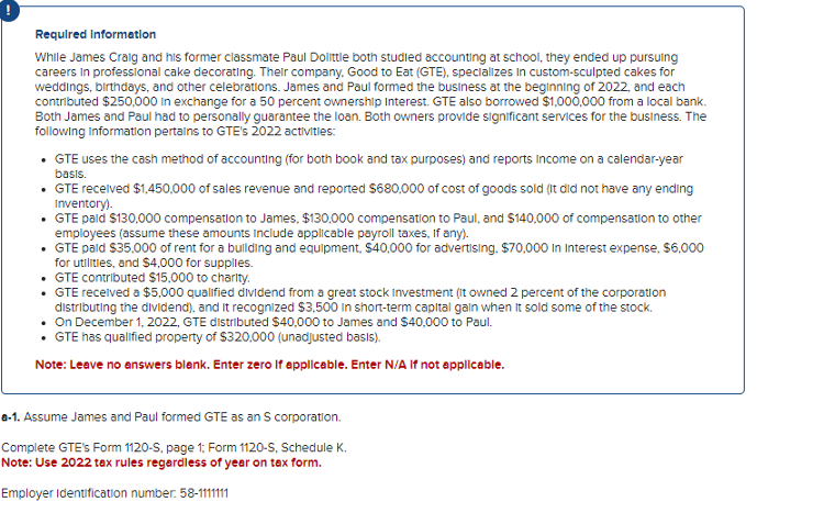  Required Informatlon Form 1065 U.S. Return of Partnership Income OMB No.1545-0123