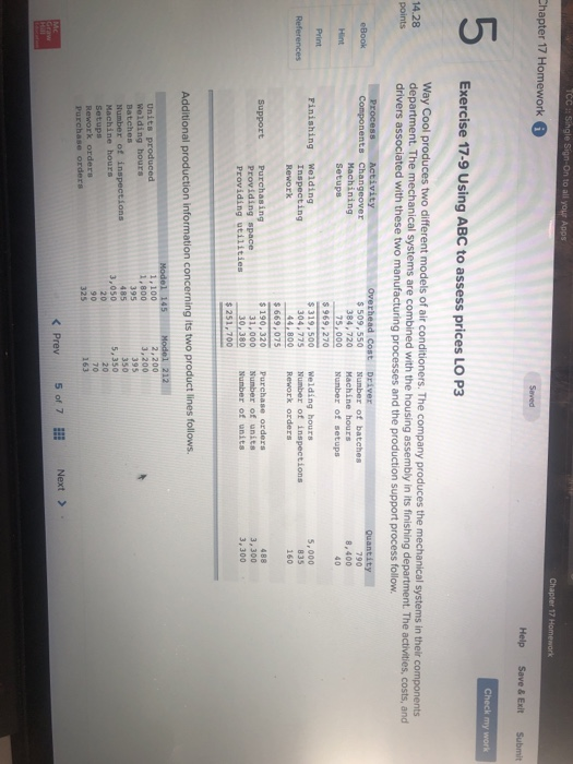  On to all your Apps Chapter 17 Homework hapter 17 Homework