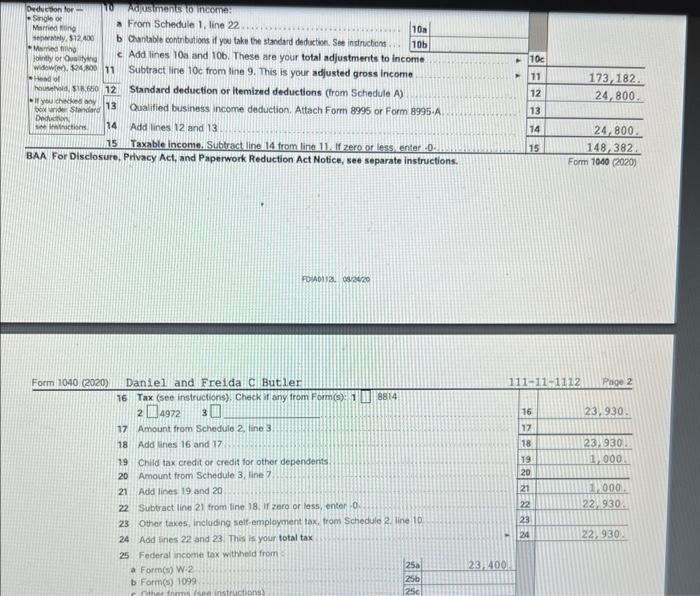 what lines should be filled out. Just having a hard time figuring