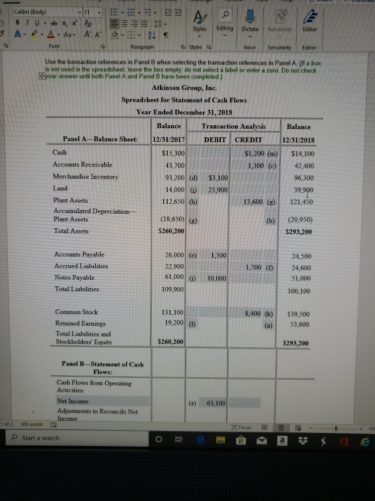 Draw Page Layout Formulas Data Review View Help Calibri ab Wrap Text