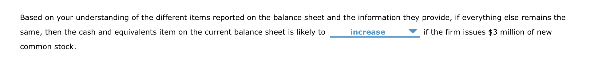  Based on your understanding of the different items reported on the