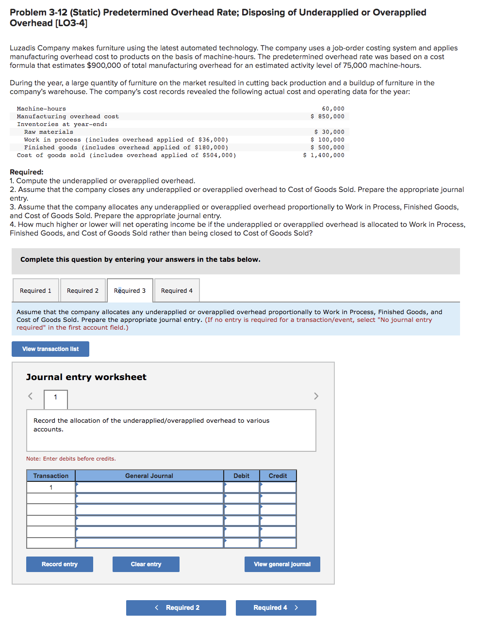 company uses a job-order costing system and applies manufacturing overhead cost to