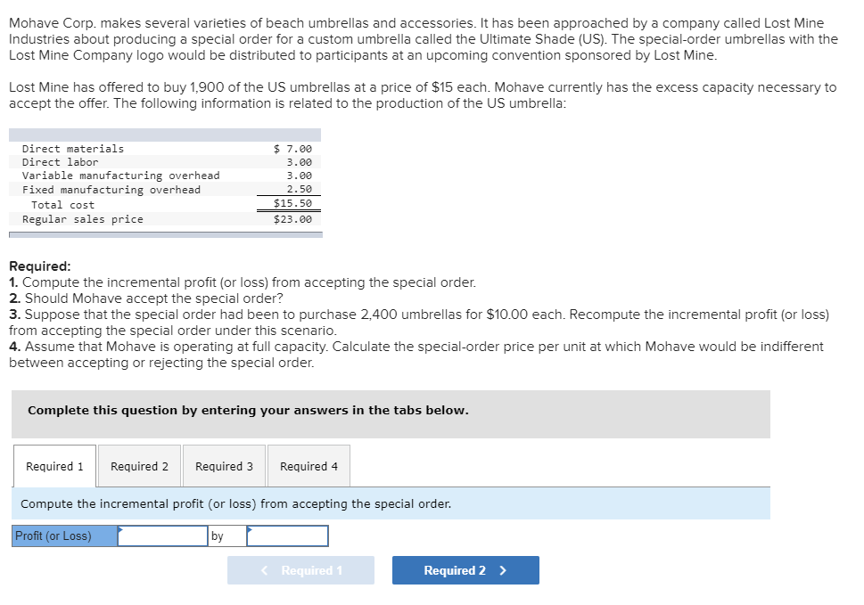  plz answer all will thumbs up Mohave Corp. makes several varieties