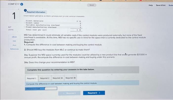 questions cisplayed bedow] Morning Sky, incorporated (MSh manulactures and sels computer games.