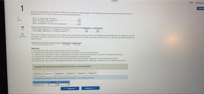 to complete the beginning inventory. 4. Compute the number of units started