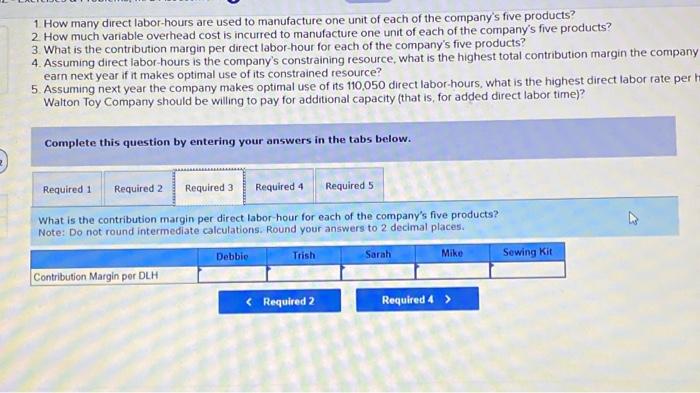 Do not round intermediate calculations. Round your answers to 2 decimal places.