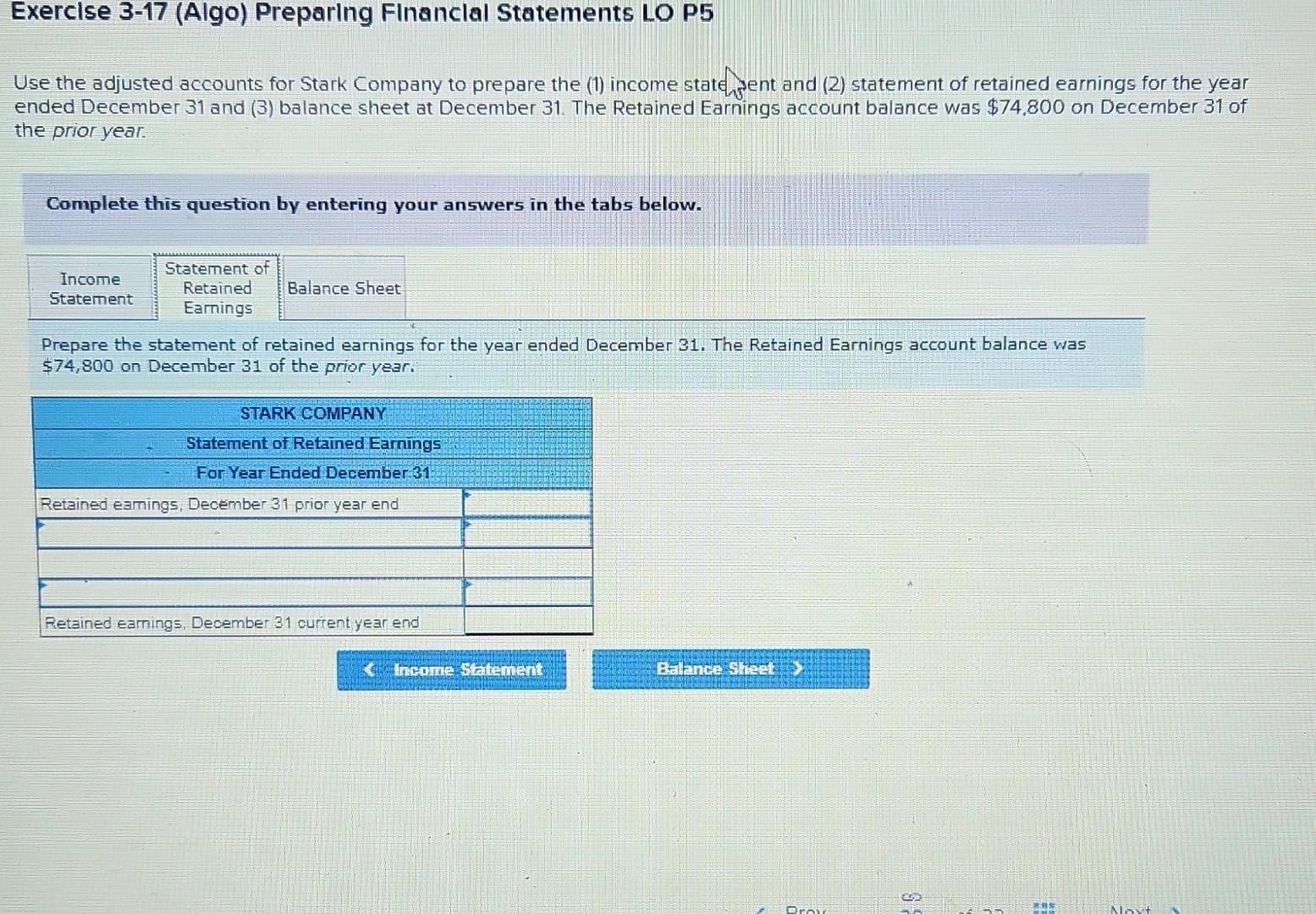 its December 31 year-end. ercise 3-16 (Algo) Preparing an adjusted trial balance