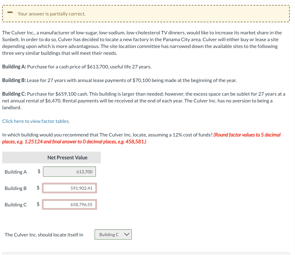  PLEASE HELP ME ANSWER AMOUNTS FOR BUILDING B AND C -