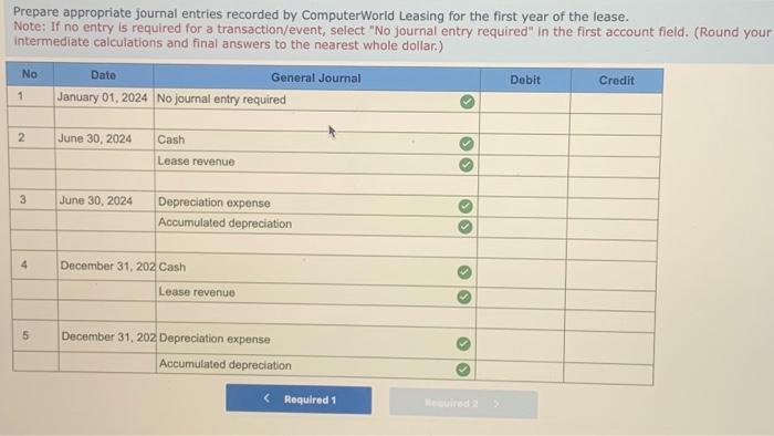 computer software training firm, leased several computers under a two-year operating lease