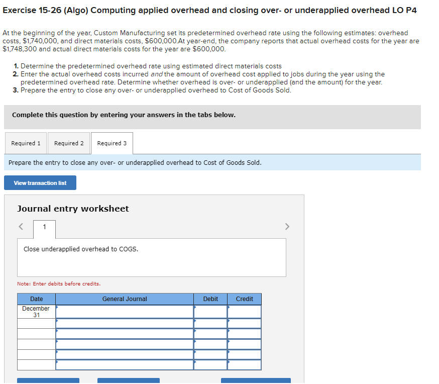 its predetermined overhead rate using the following estimates: overhead costs, $1,740,000, and