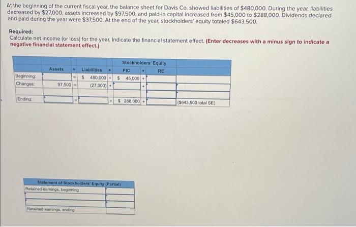 please explain how you got the answer! thanks At the beginning of