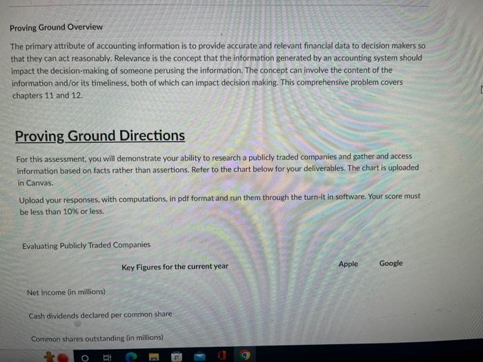 need this answwred ASAP! Proving Ground Overview The primary attribute of accounting