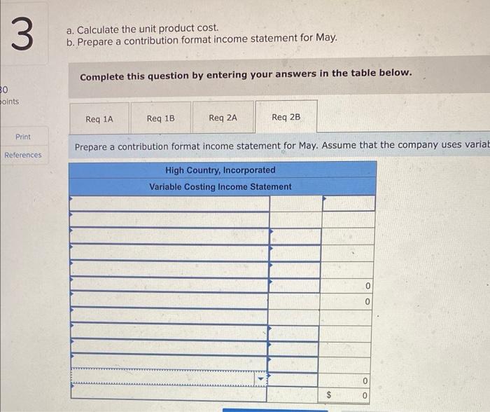 Income Statements; Explanation of Difference in Net Operating Income [LO6-1, LO6-2, LO6-3]