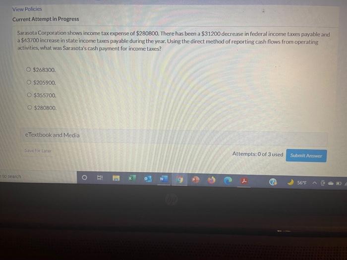 from operating activities to be reported on the statement of cash flows