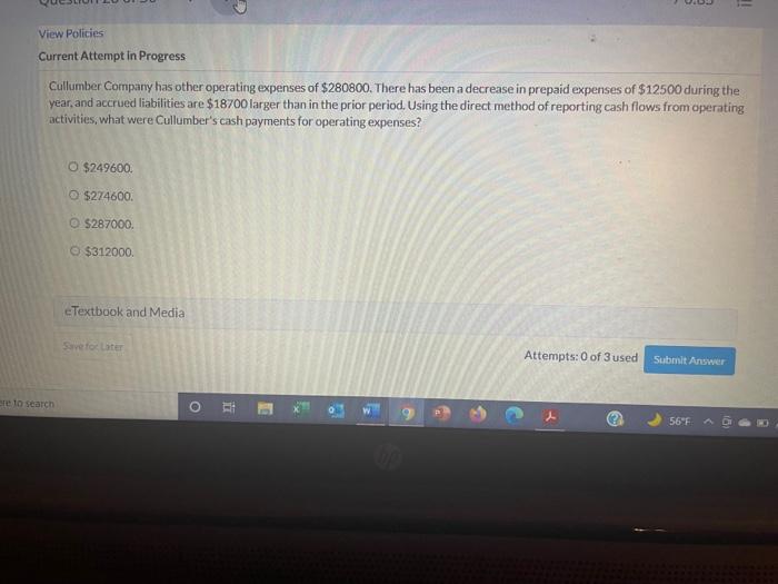 is O $270000. O $277000. $284000 $320000. eTextbook and Media Save for
