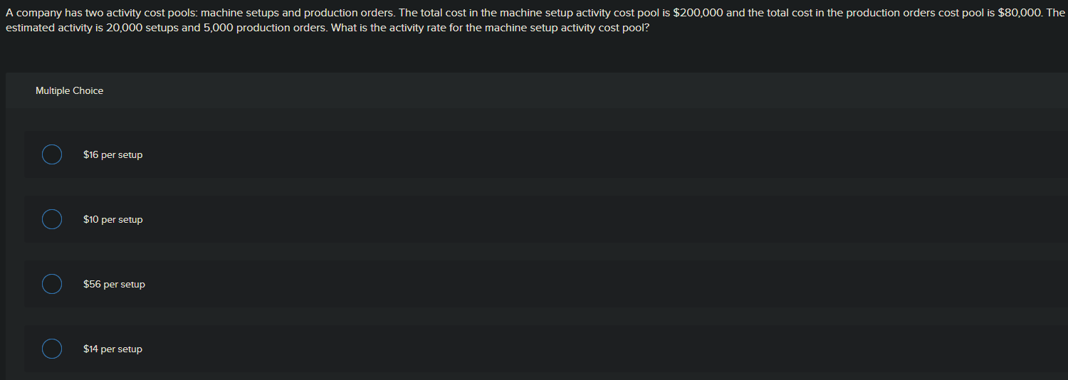 and direct labour does not cause overhead costs, the result will be