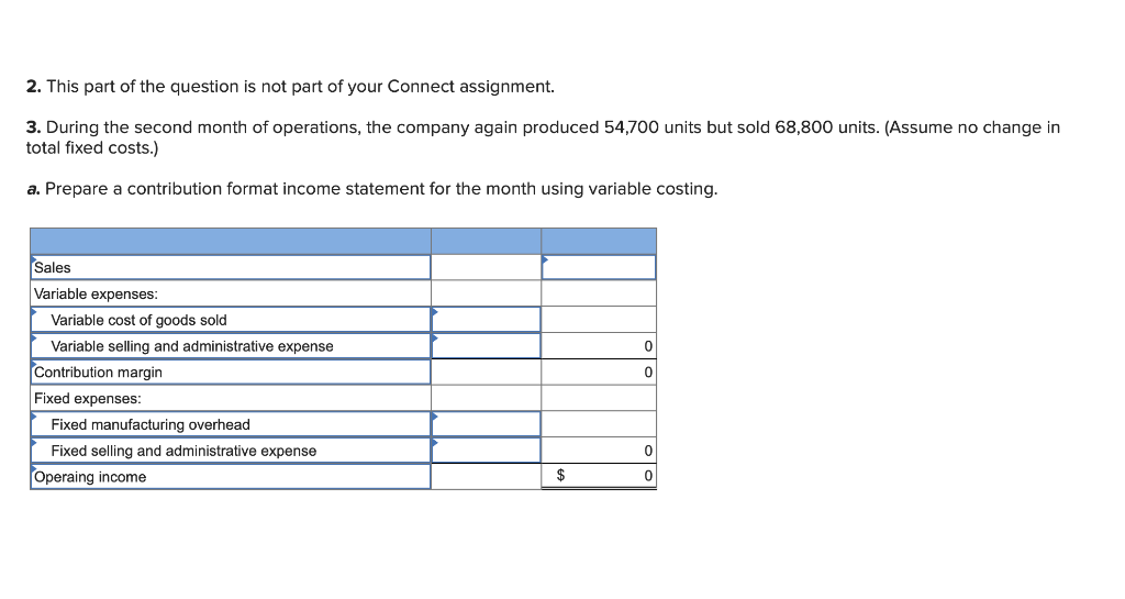 (Do not leave any empty spaces; input a 0 wherever it is