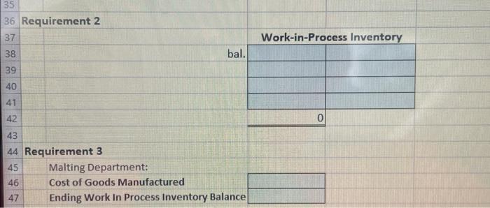 August 2018: PLEASE DO AS IT SHOWS!! Process costing Using Excel to