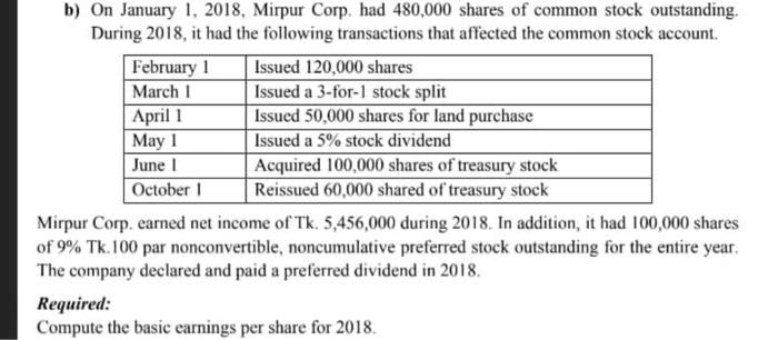 HAND WRITTEN ANS PLEASE, Please read ta qus carefully b) On January