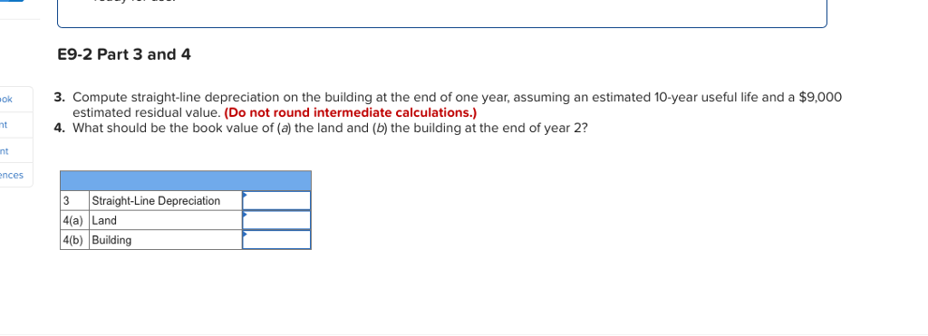 displayed below. Bridge City Consulting bought a building and the land on