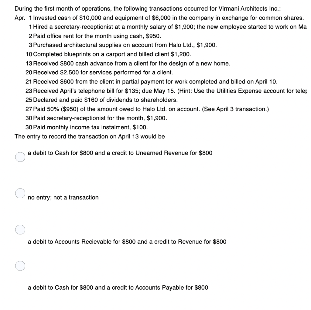 shareholders' equity. increase in liabilities and/or increase in shareholders' equity Which of