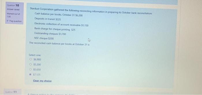  plz solve all questions Question 10 Ar saved Marked out of