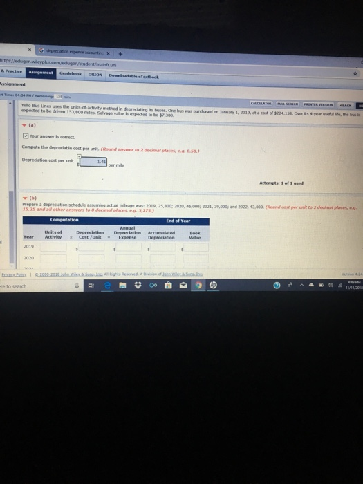  & Practice Yello Bus expected to be driven 153,800 miles. Salvage