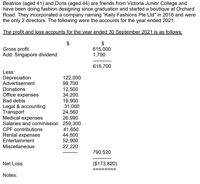 can help to solve this question? Beatrice (aged 41) and Doris (aged