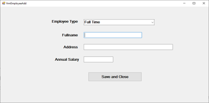 clicking the Delete Employee button will delete selected employees in the ListView.