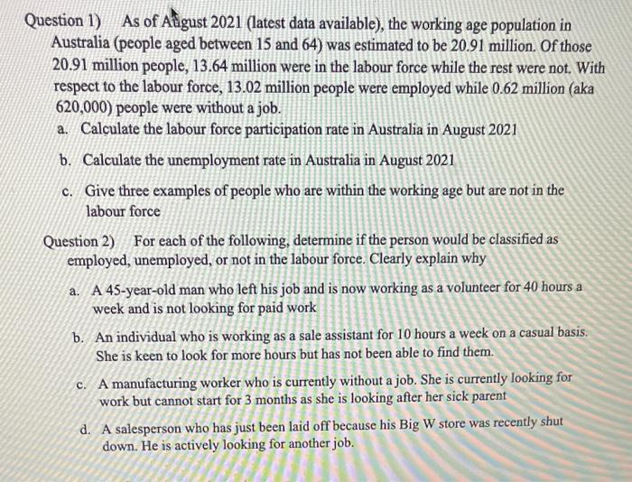 please answer question 1 and 2 and explain the answers as simple