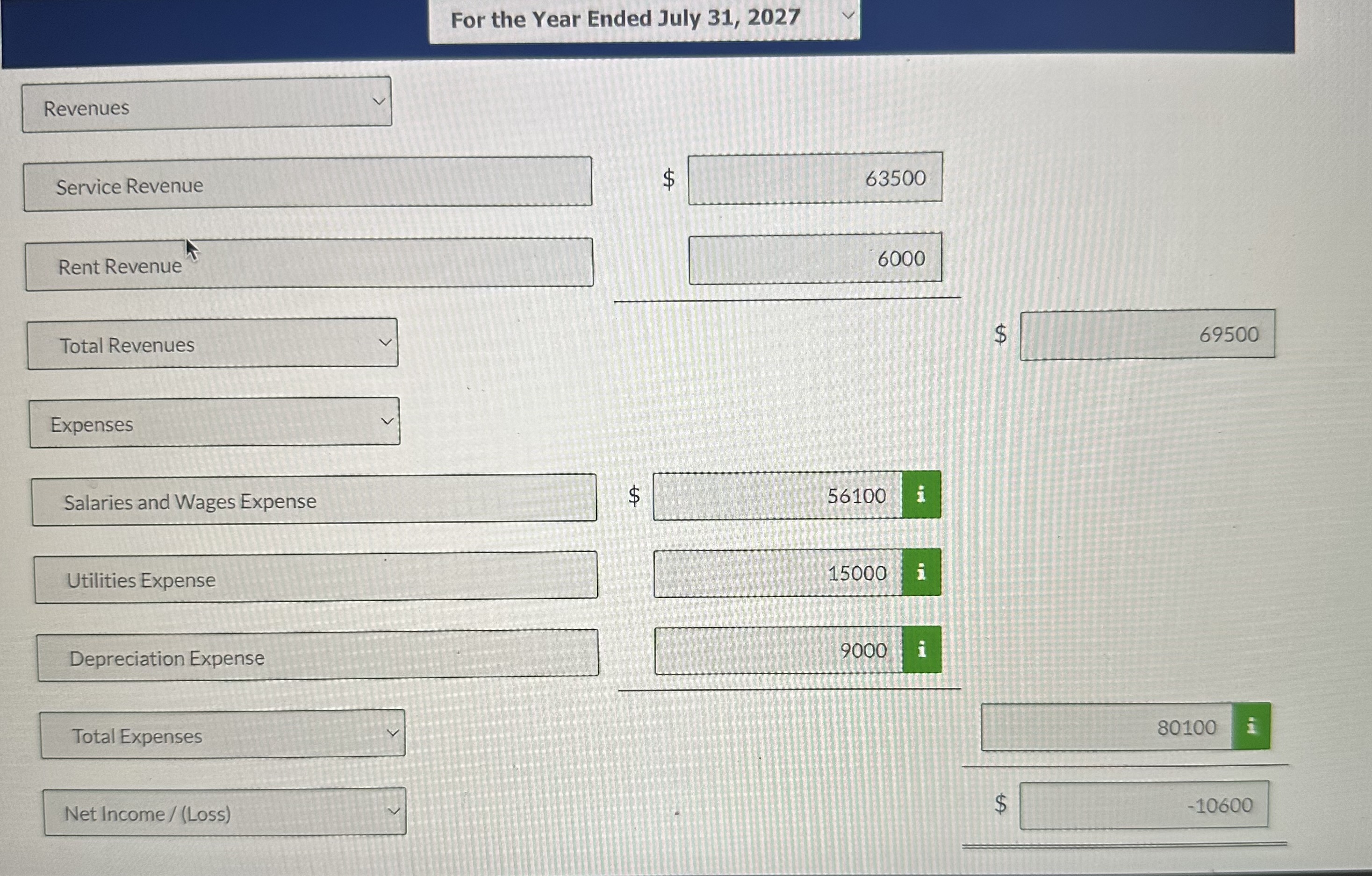  help prepare a retained earnings statement for the yearFor the Year
