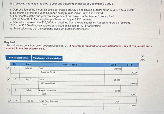 their new company as a corporation, Great Adventures Incorporated The articles of