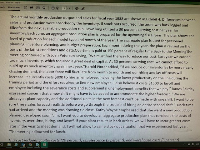 in order to review the latest forecast figure for fiscal year 1989.