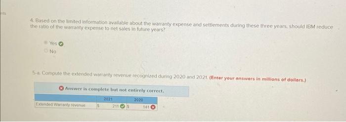 for its hardwate products that generally range up to three years, with