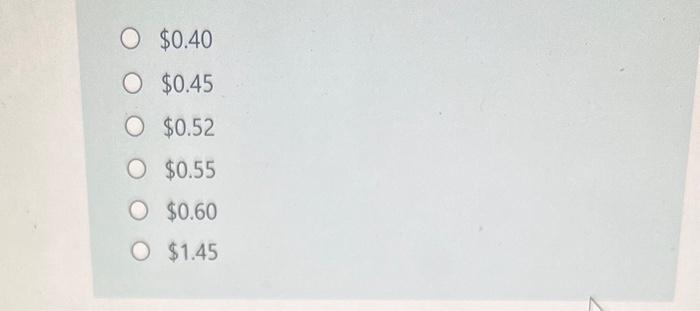 fixed costs. Given the following, calculate the variable cost per unit using