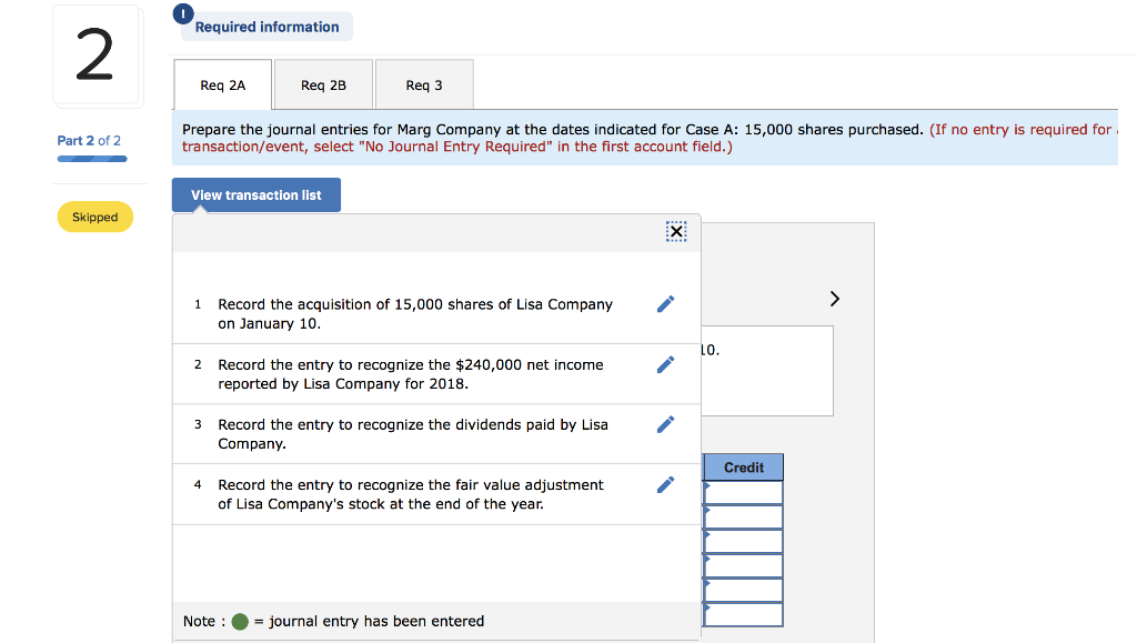 [The following information applies to the questions displayed below.) Part 2 of