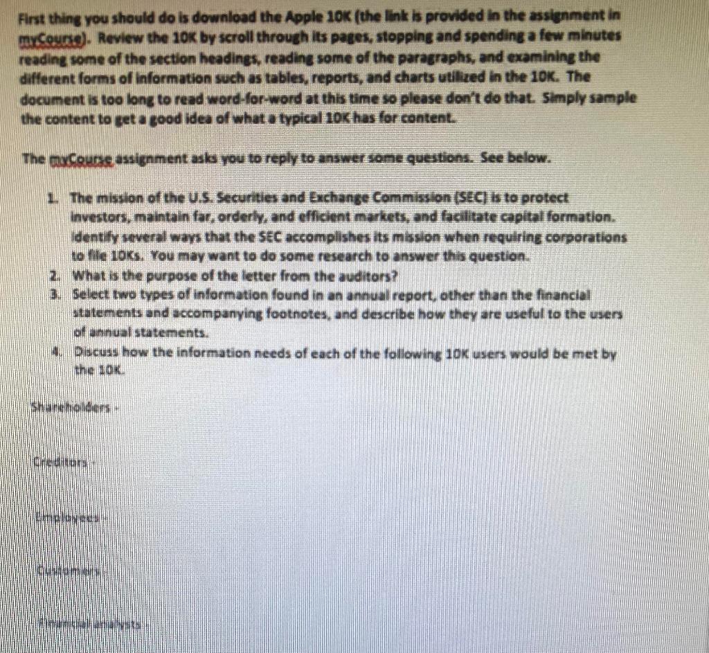 Question 3 and 4 please First thing you should do is