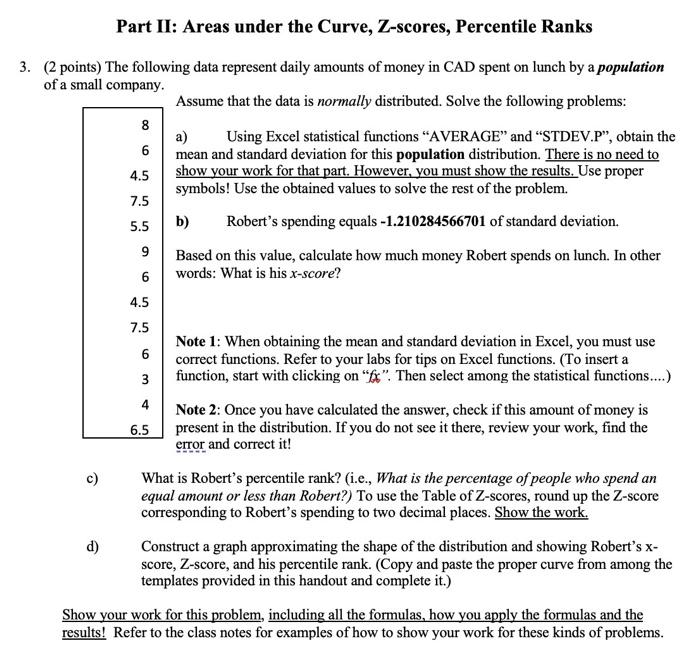 and a picture of the question. Please use Excel whenever instructed to