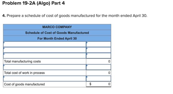 on in April. Job 306 Job 307 Job 308 Balances on March