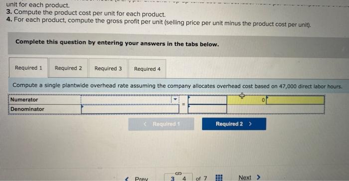 question with 2 parts and mangerial accouting pt2. these are the options