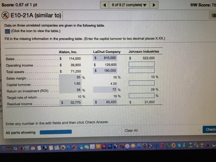  Please show work done and keep answer obvious and organized. Score:
