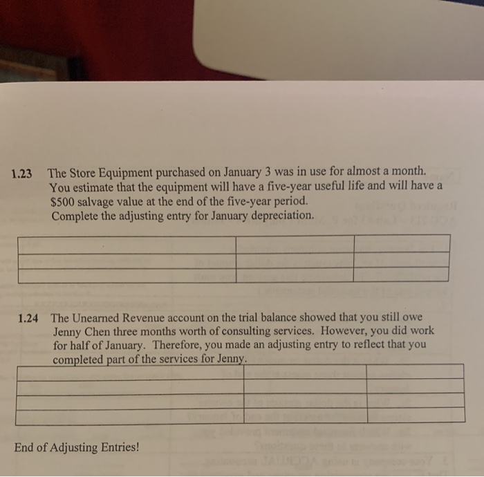 attached the journal entries that we are supposed to use to answer