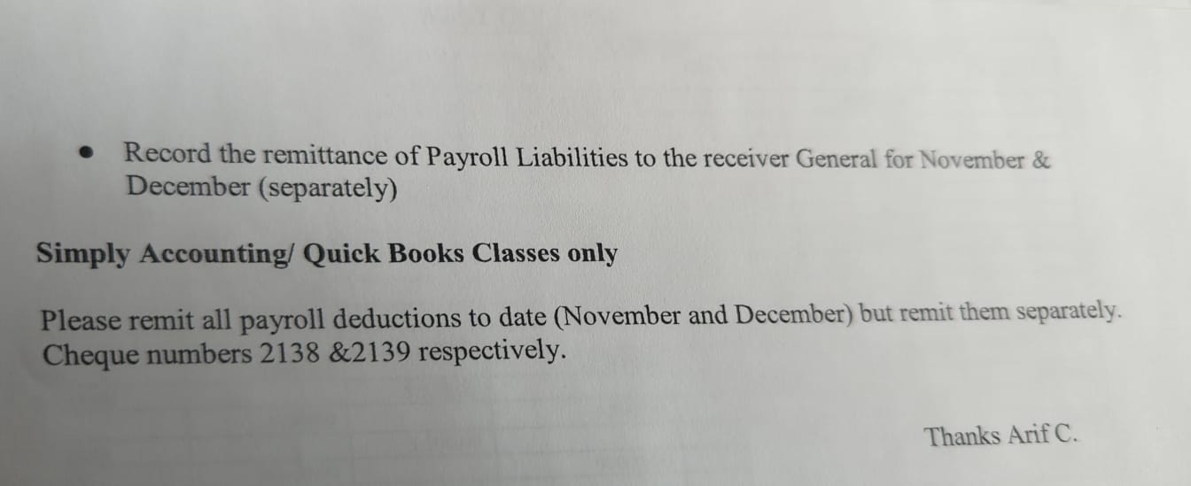 please MEMORANDUM TO: Bill Bugnay FROM: Arif Chowdhury MEMO\# 119 December 15,20XX