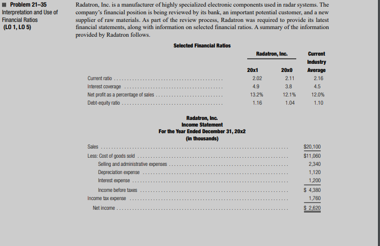 in thousands). Required: 1. Calculate each company's working capital amount, current ratio,